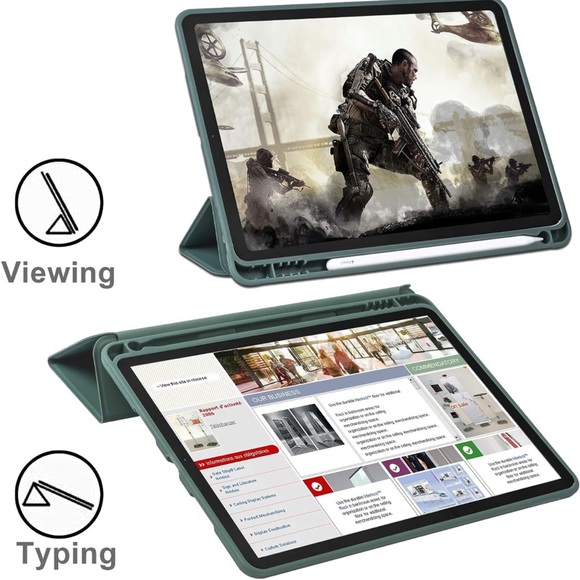 iPad Air 4/5 Generation 10.9 Forest Green Case - Picture 4 of 4